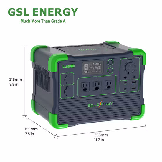 Gerador solar portátil LiFePO4 1000 W Bancos de energia solar Baterias de íon de lítio Armazenamento de energia solar