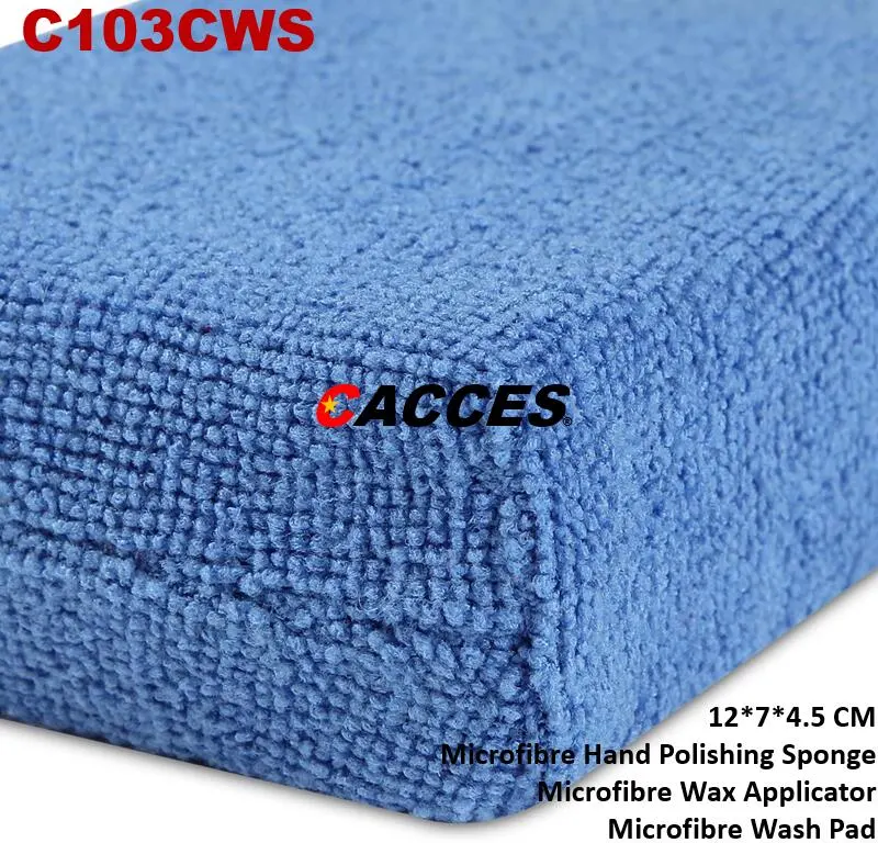 Microfiber Sponge Applicator Pack of 5/10 Sponges Wrapped in Microfiber Cloths, Strong Inside-Stitches, Washable Great for Applying Wax, Sealants & Others