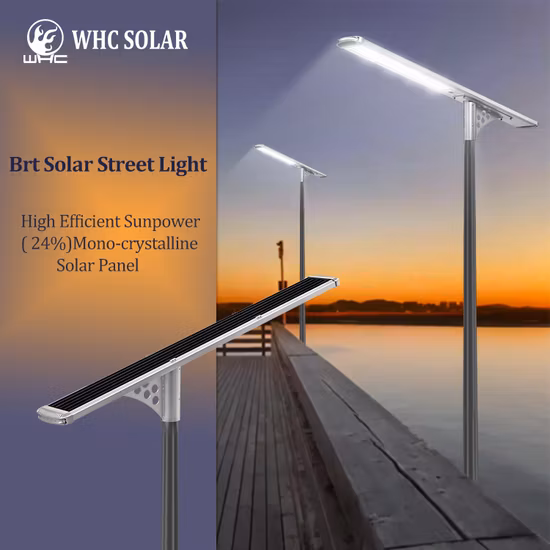 Lâmpada LED externa integrada de 80 W, câmera solar CCTV, iluminação pública com bateria de lítio