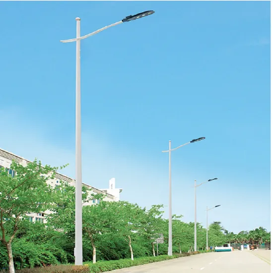 3m/4m/5m/6m/7m/8m/9m/10m/11m/12m Pátio Municipal Lâmpada de rua LED solar ao ar livre